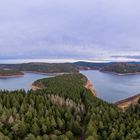 ... Blick über die Talsperre Eibenstock am 02.02.2020 ...