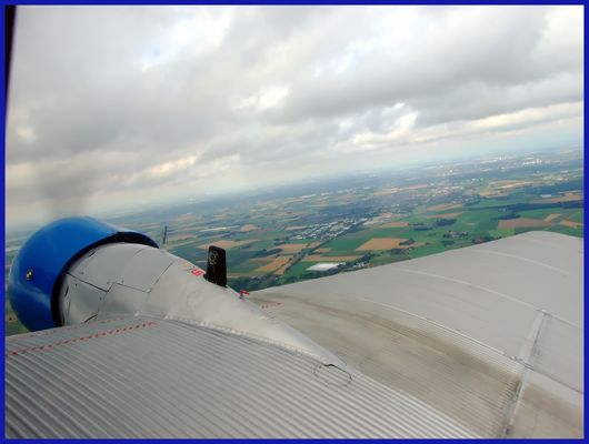 Blick über die Tragfläche