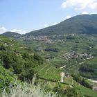 Blick über die Val di Cembra mit Segonzano