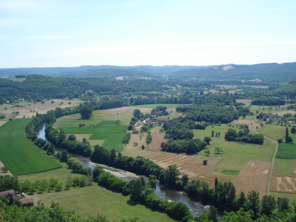 Blick über die Vézère