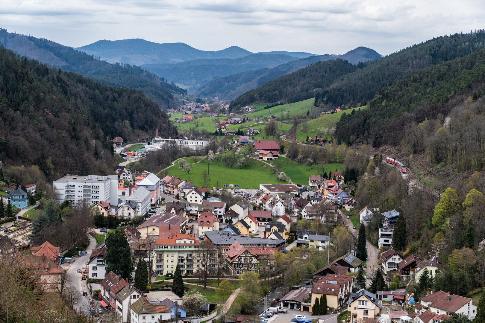 Blick über die vorderen Schwarzwaldhöhen