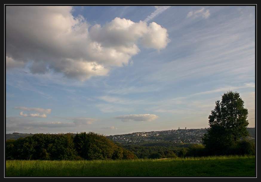 Blick über die Wälder