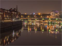 Blick über die Weser.....