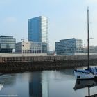 Blick über die Weser zur Überseestadt