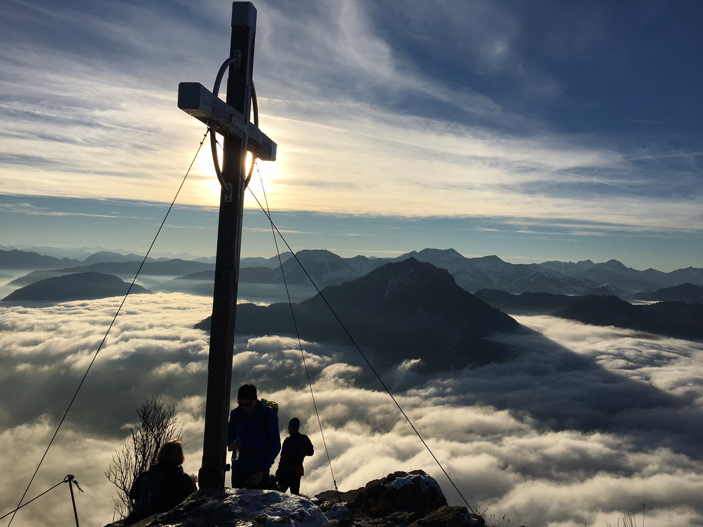 Blick über die Wolken