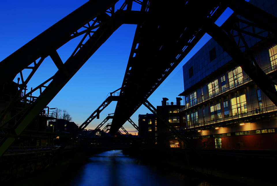 Blick über die Wupper ...