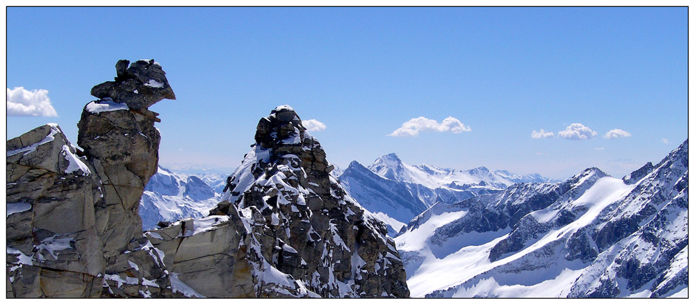 Blick über die Zillertaler Alpen