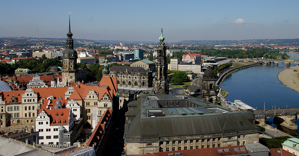 Blick über Dresden