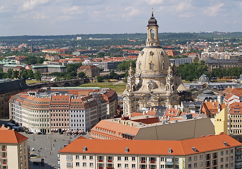 Blick über Dresden