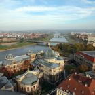 Blick über Dresden von der Kuppel der Frauenkirche