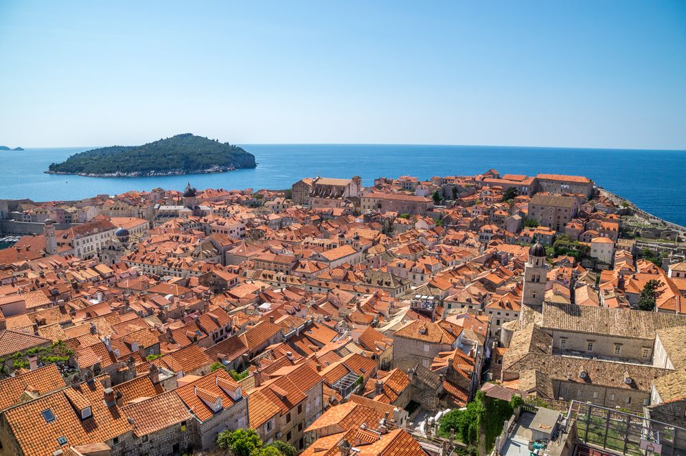 Blick über Dubrovnik 