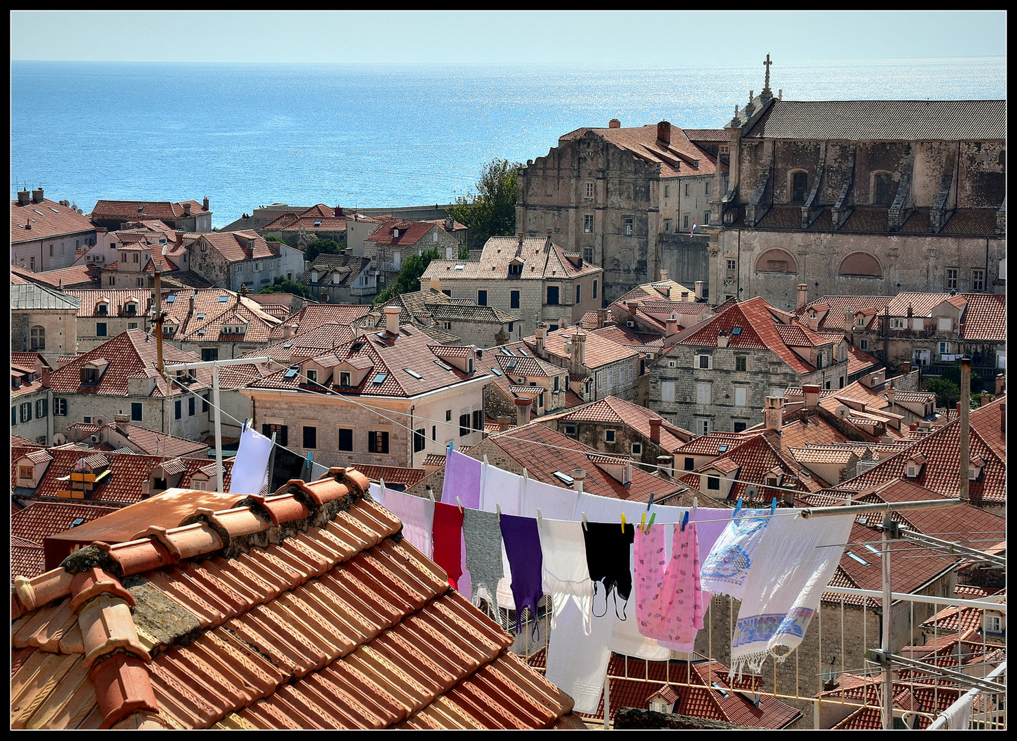 Blick über Dubrovniks Altstadt...