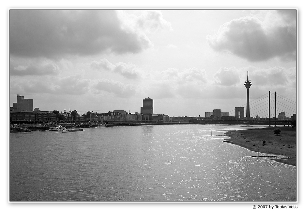 Blick über Düsseldorf