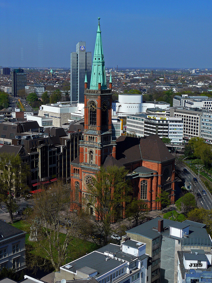 Blick über Düsseldorf