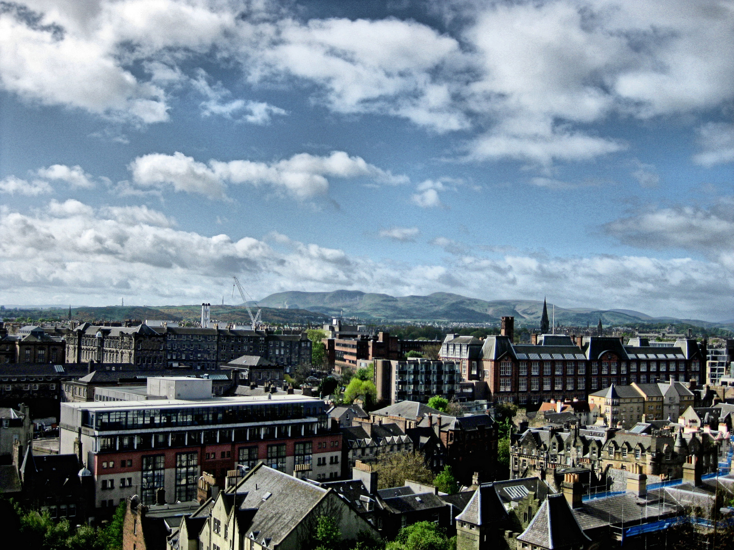 Blick über Edinburgh