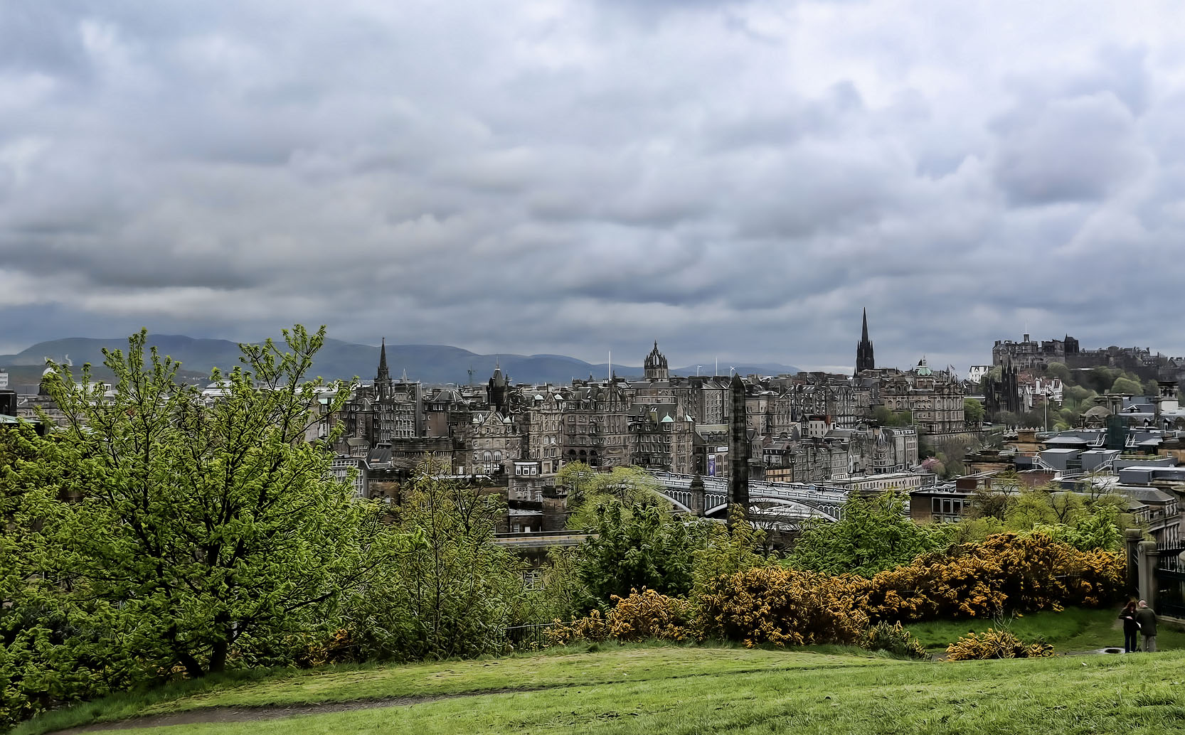 Blick über Edinburgh