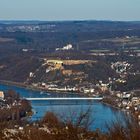 Blick über Ehrenbreitstein in den Westerwald