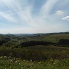 Blick über einen Teil des Sauerlandes (NRW) von einer Anhöhe