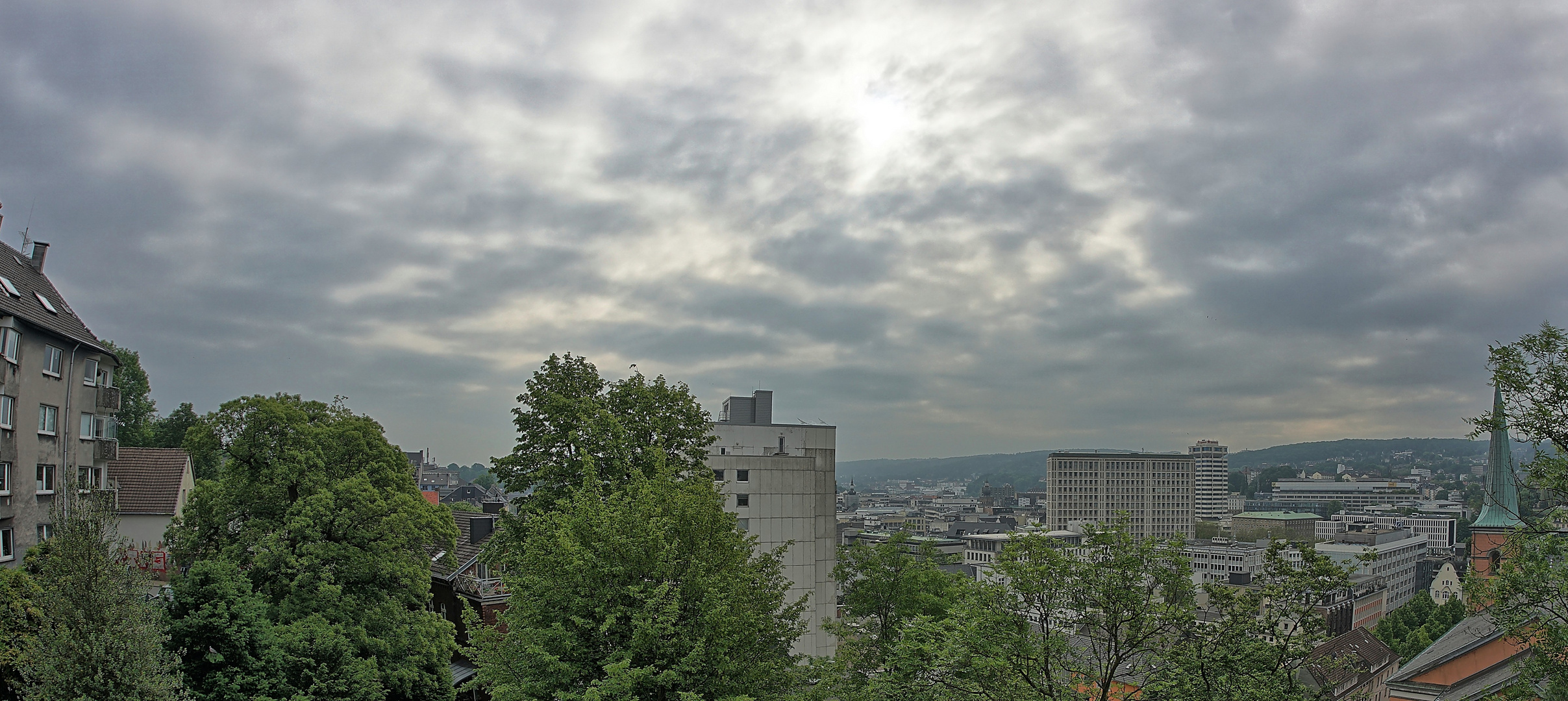 Blick über Elberfeld