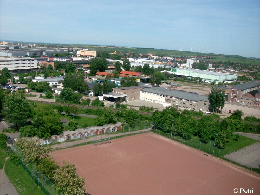 Blick über Erfurt-Nord