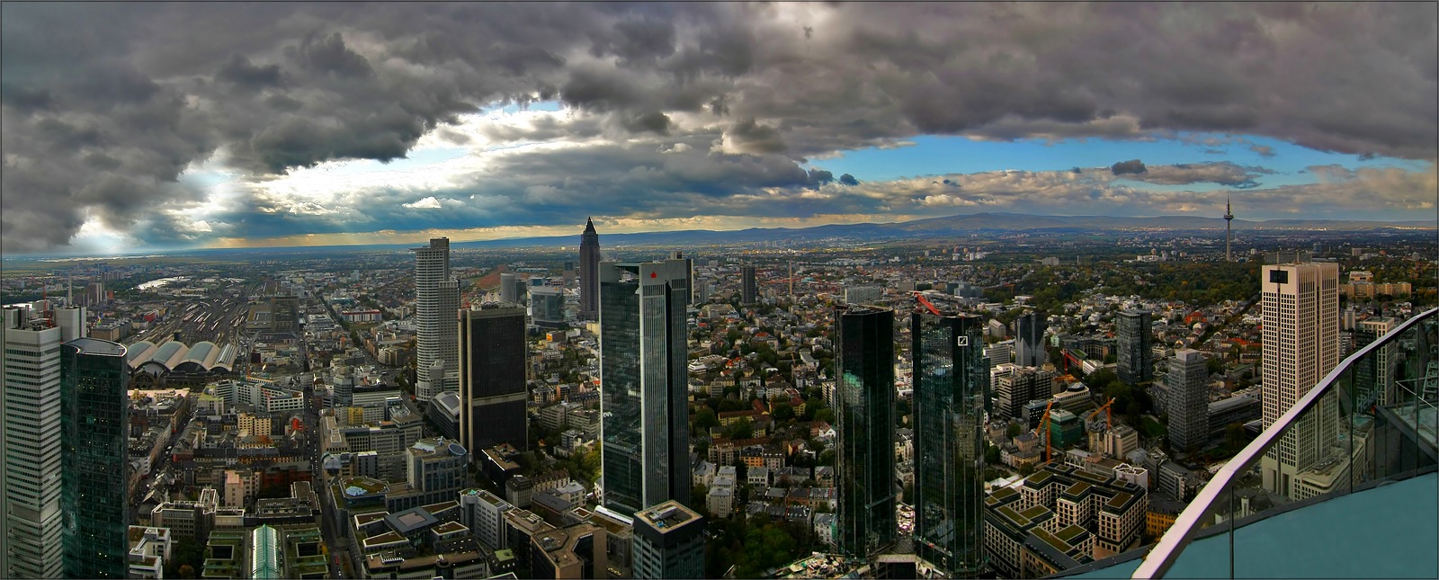 * Blick über Frankfurt *