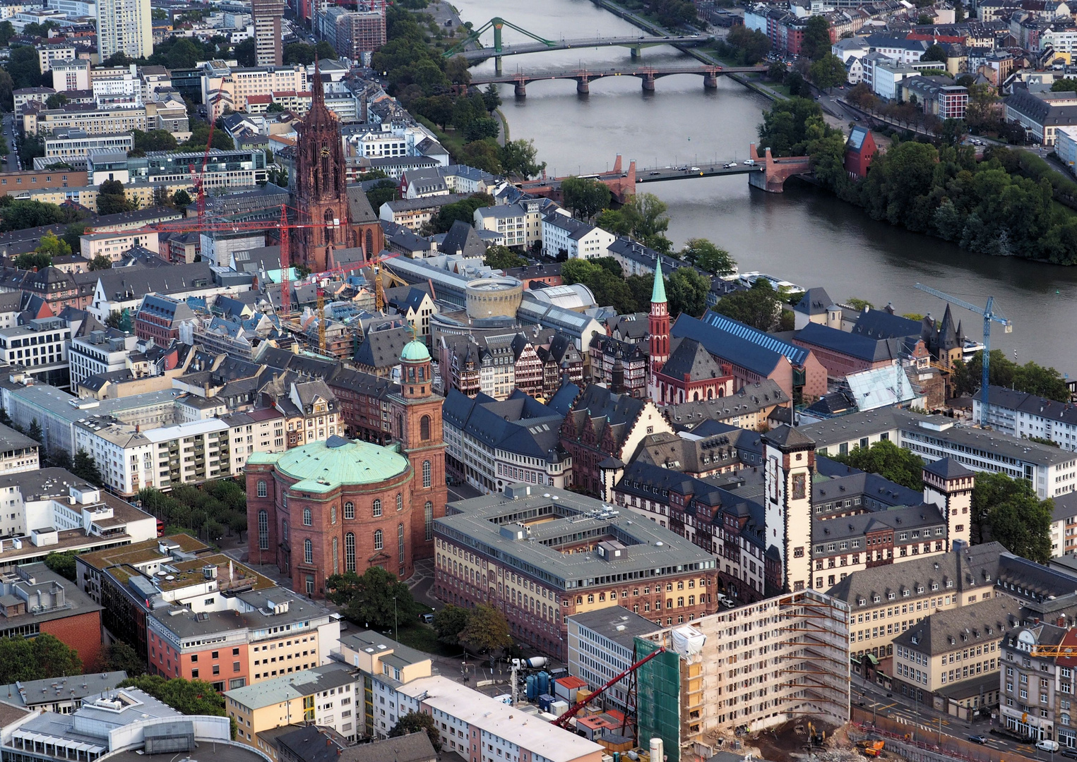Blick über Frankfurt....