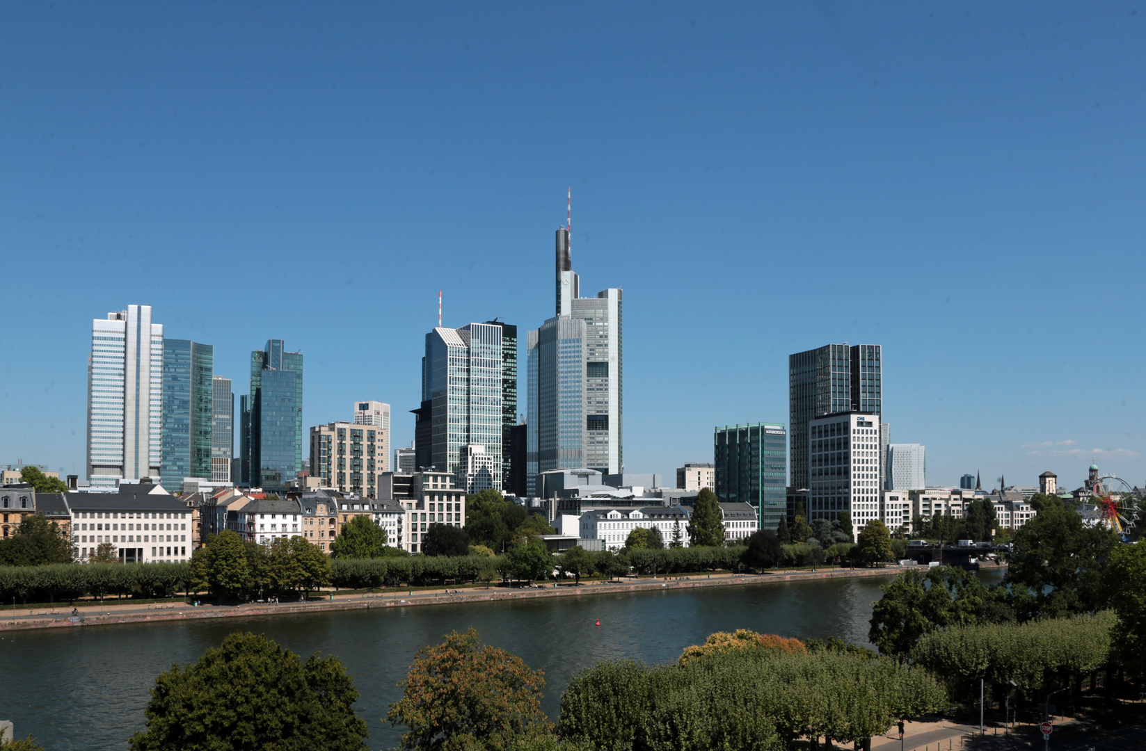 Blick über Frankfurt ....