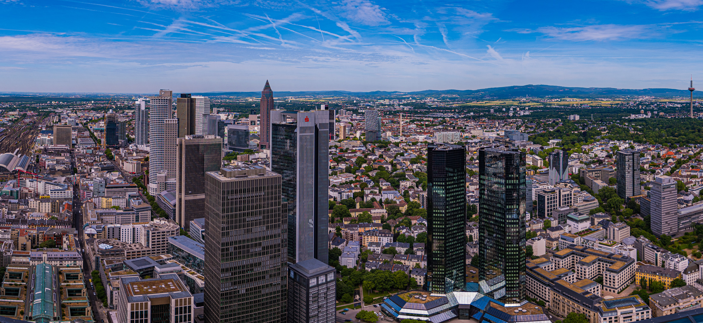 Blick über Frankfurt/Main