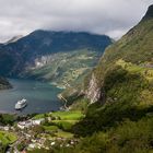 Blick über Geiranger