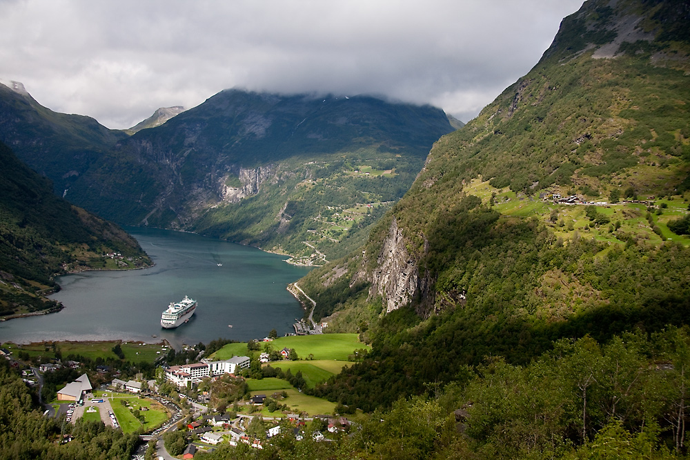 Blick über Geiranger