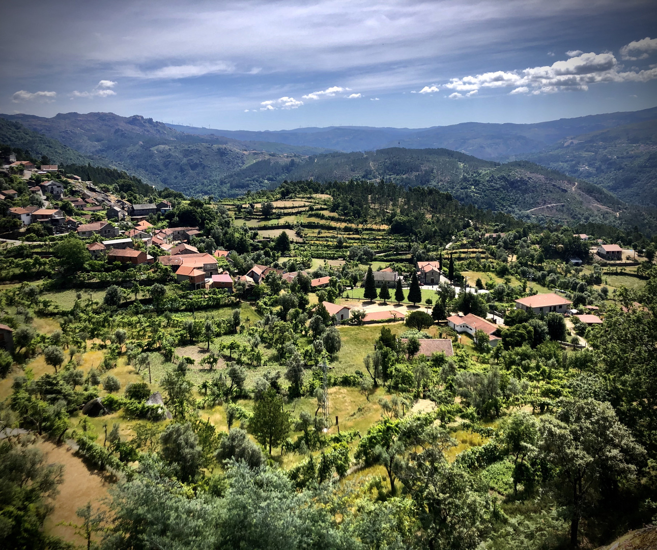 Blick über Gerês (Portugal)