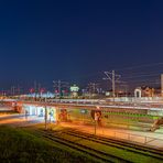 Blick über Gleis 1 zum Zweitmotiv des Abends