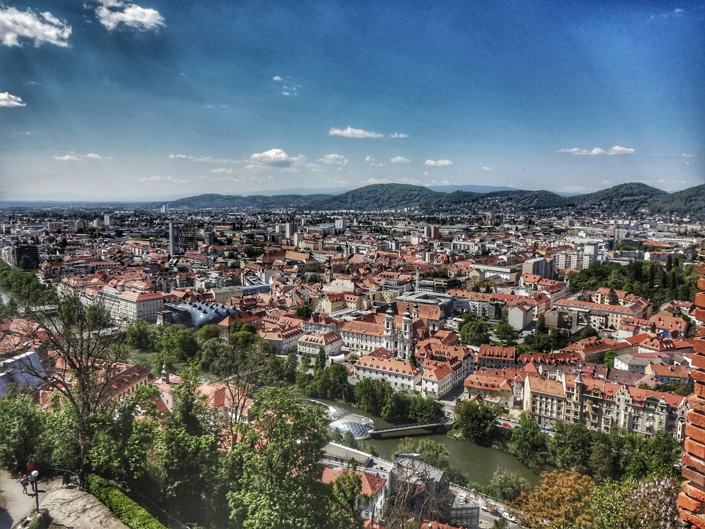 Blick über Graz