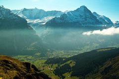 Blick über Grindelwald