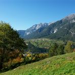 Blick über Grins in Tirol