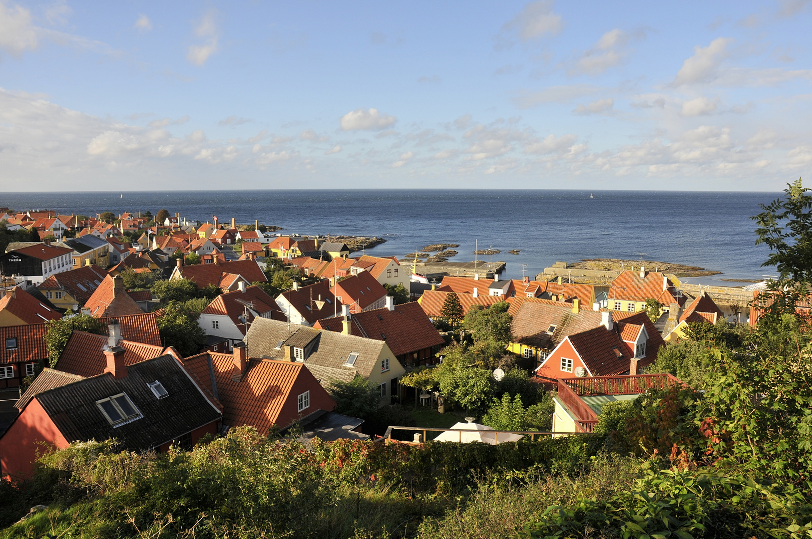 Blick über Gudhjem