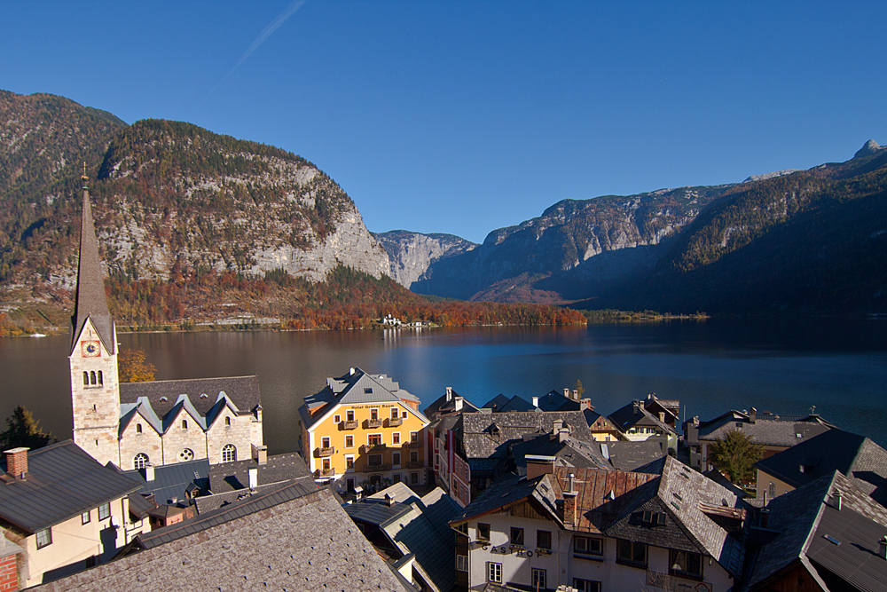 Blick über Hallstatt