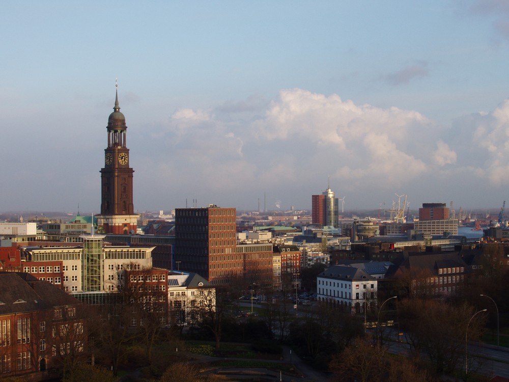 Blick über Hamburg