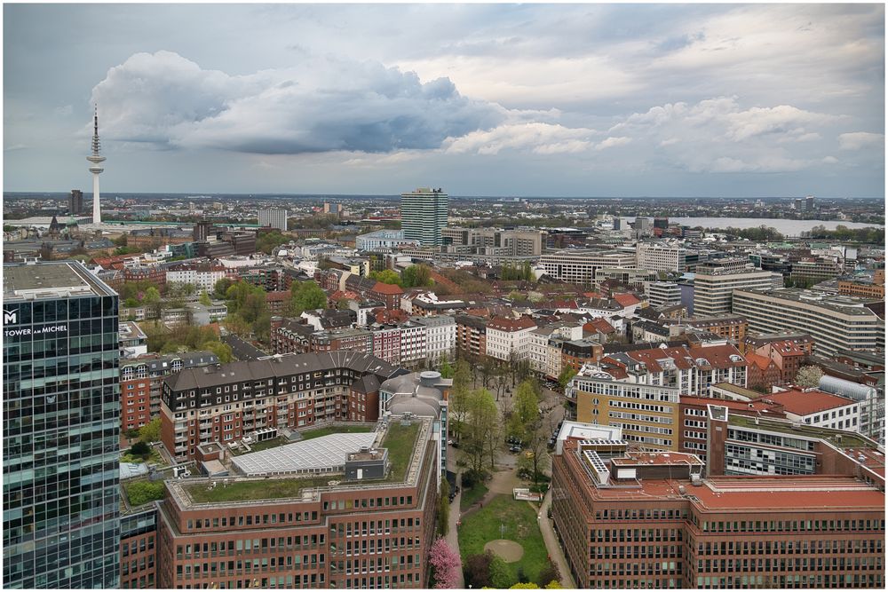 Blick über Hamburg