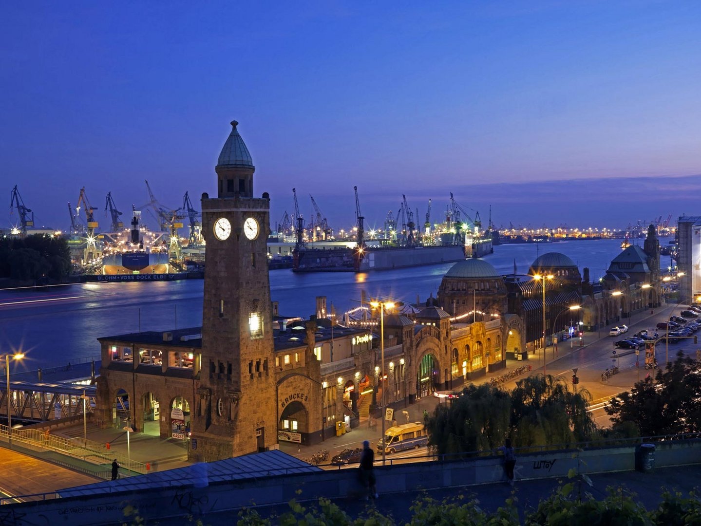 Blick über Hamburg