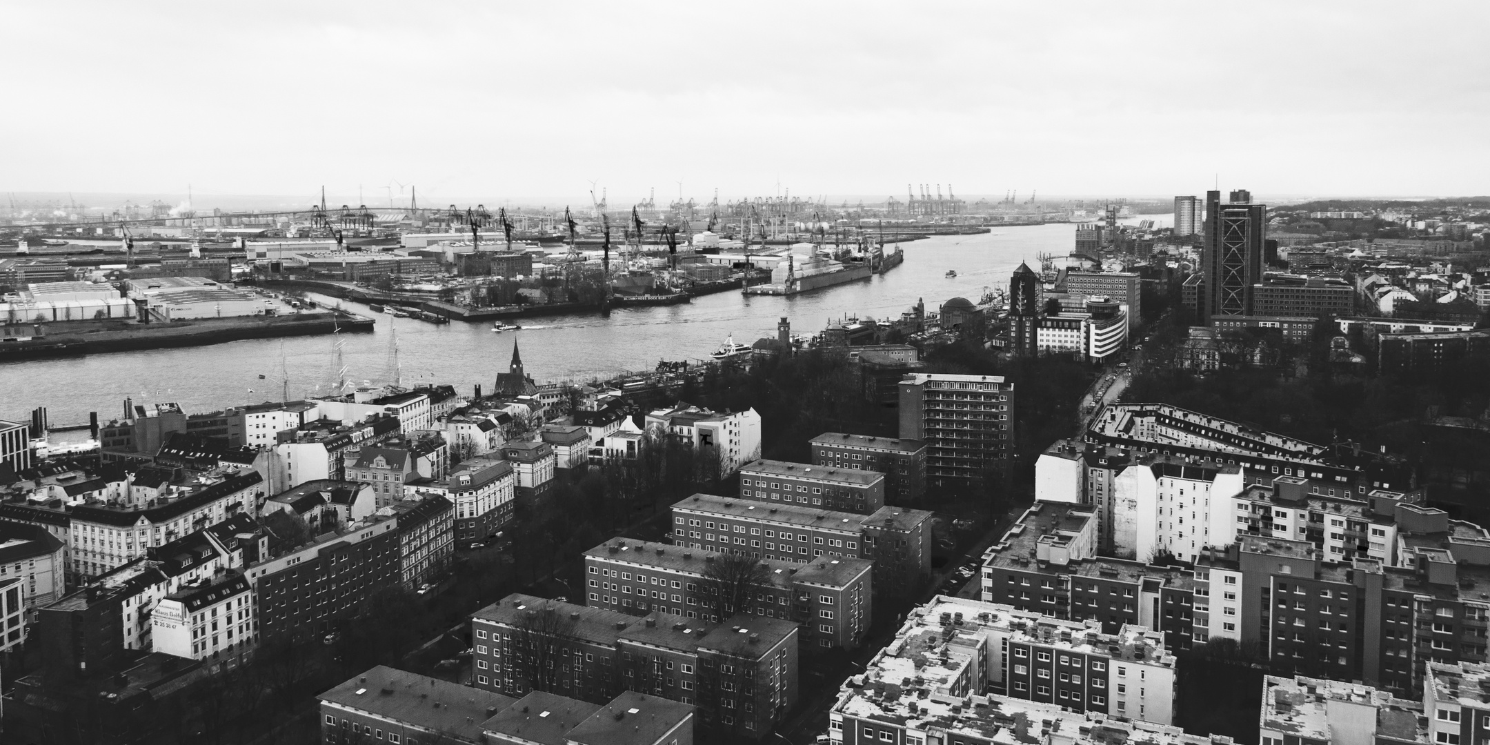 Blick über Hamburg