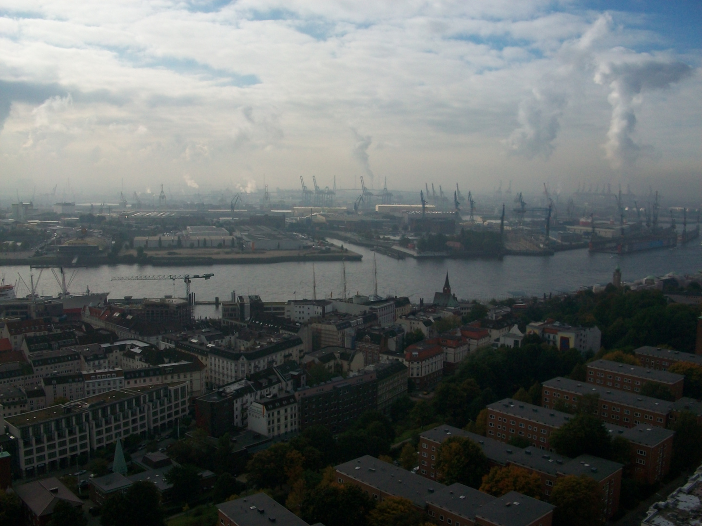 Blick über Hamburg