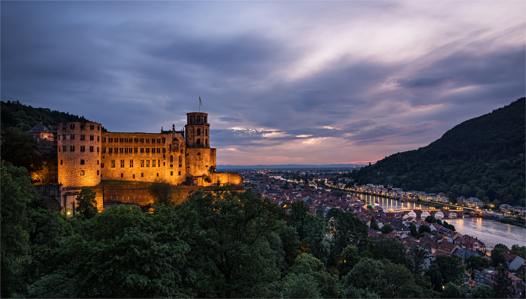 Blick über Heidelberg