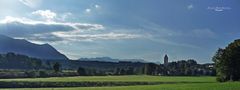 "Blick über Immenstadt-Stein ins Bergland Oberallgäu"