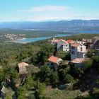 Blick über Insel KrK von Dobrinj Richtung Norden
