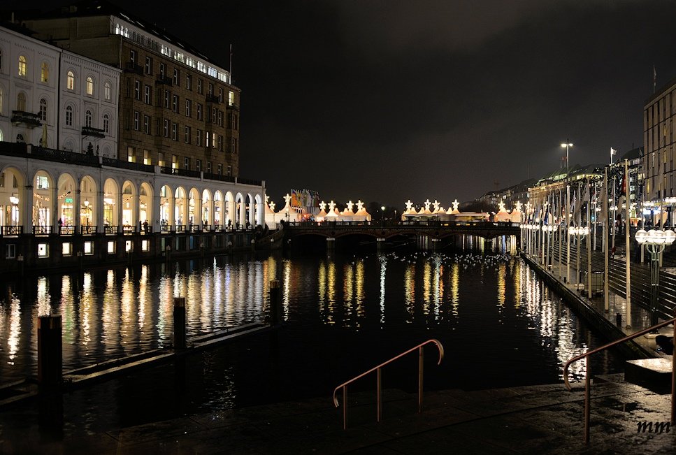 Blick über kleine Alster...