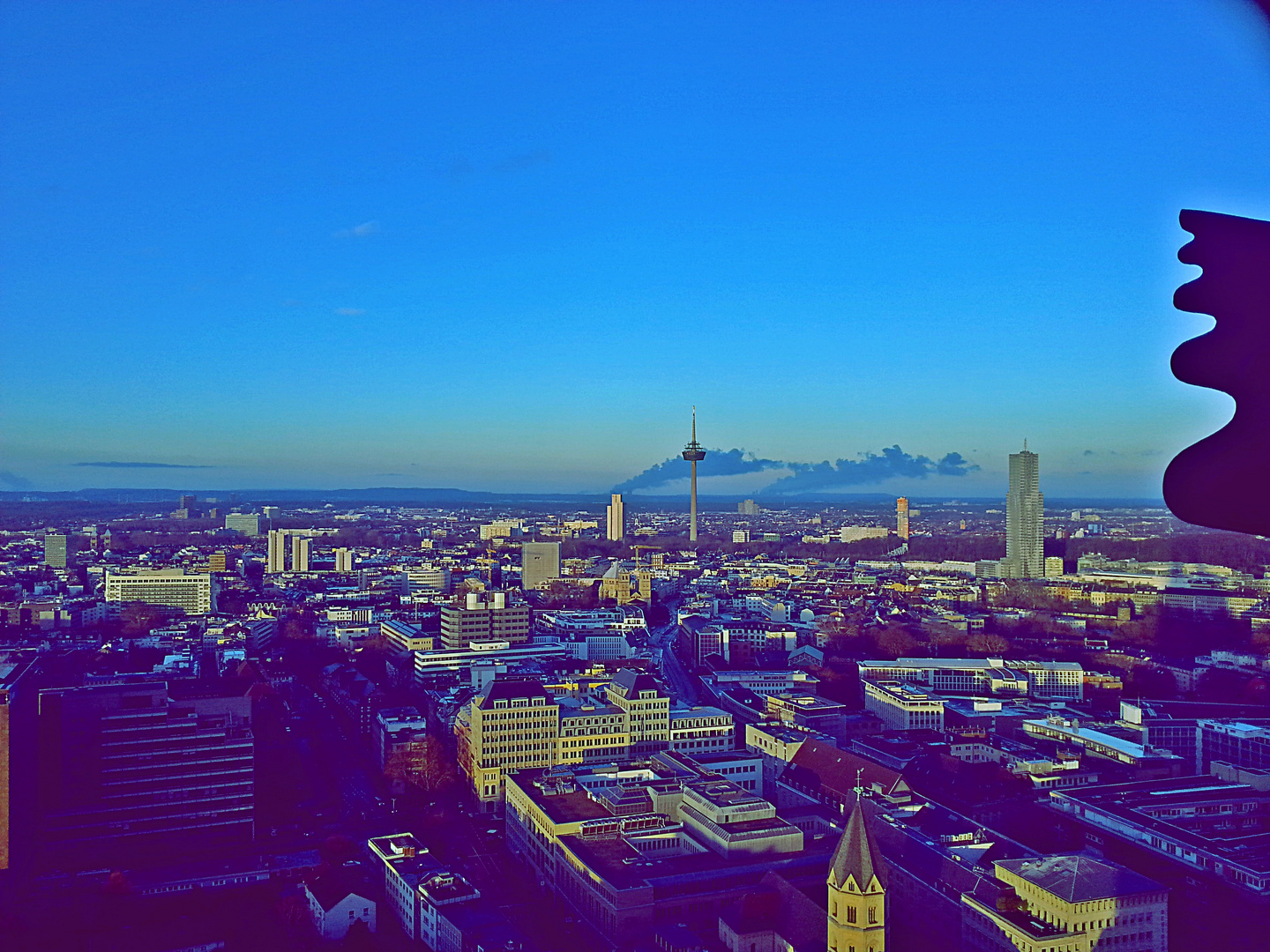 Blick über Köln,Sonnenaufgang