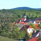 Blick über Königsbrück zum Keulenberg (Berg der Heimat)