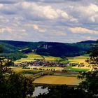 Blick über Kösten nach Vierzehnheiligen