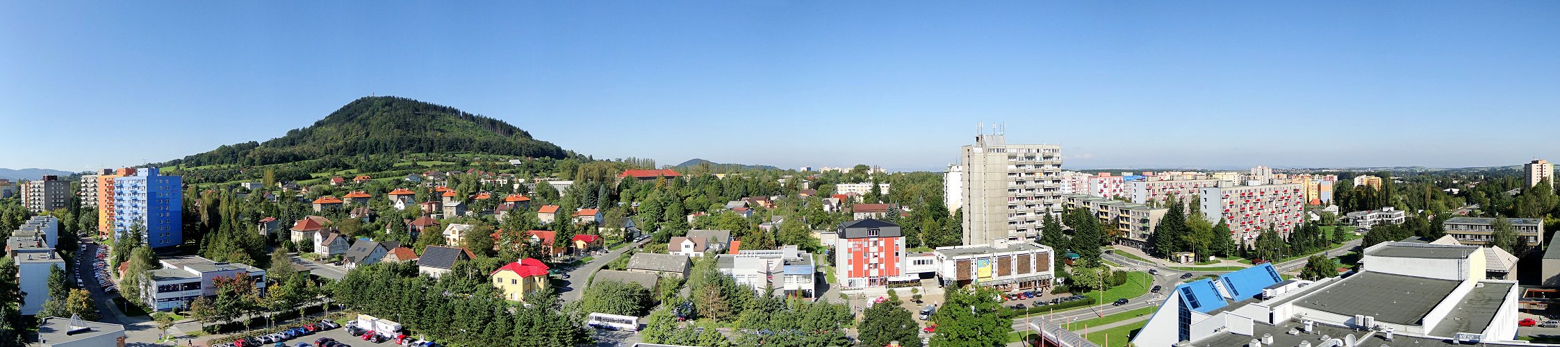 Blick über Koprivnice(Nesselsdorf)